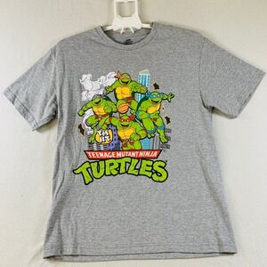 Teenage Mutant Ninja Turtles Mutant Mayhem‎ Graphic T-Shirt Gray Size L